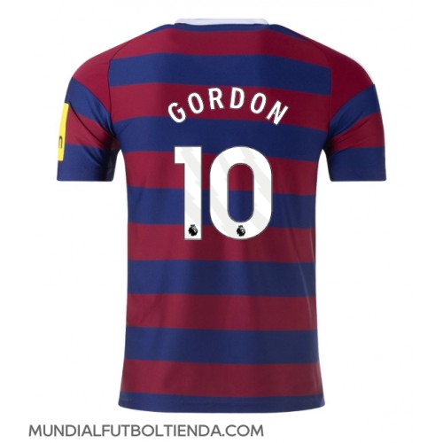 Camiseta Newcastle United Anthony Gordon #10 Segunda Equipación Replica 2024-25 mangas cortas